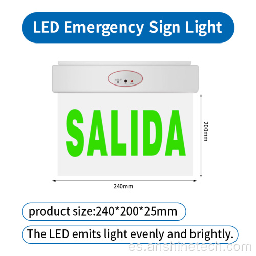 Mini señal de salida de emergencia de 4W.